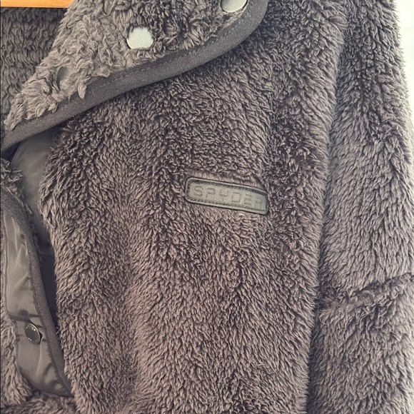 Spyder | Cozy Black Fleece Pullover - Picture 3 of 5